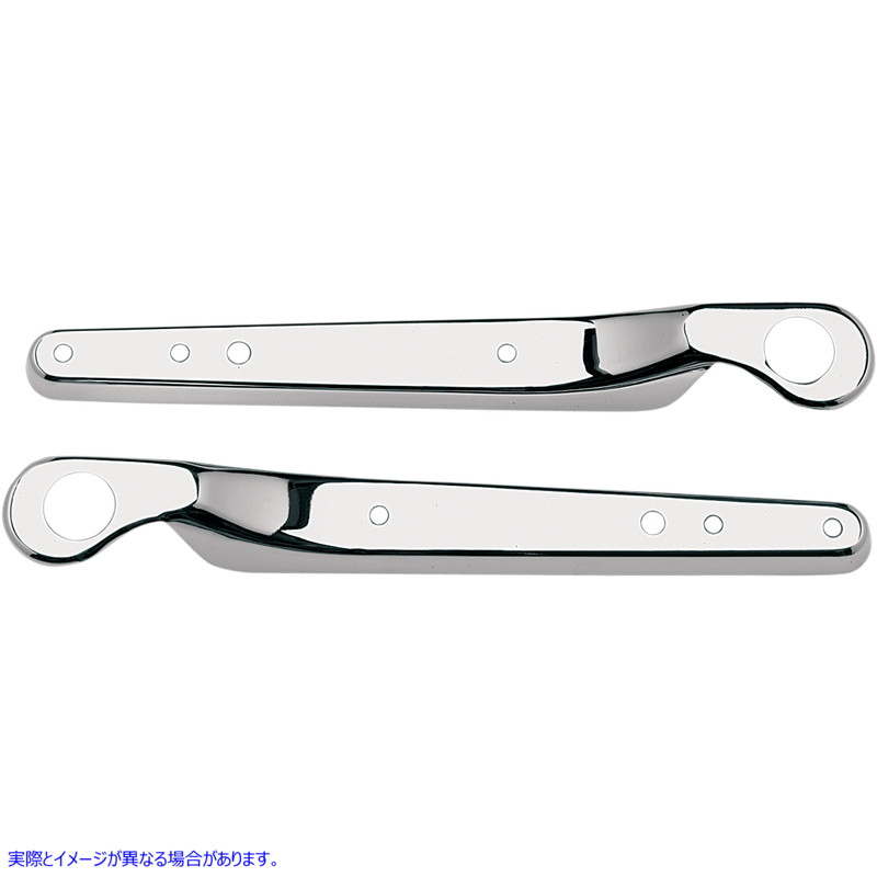 取寄せ リアフェンダーストラット ドラッグスペシャリティーズ Rear Fender Strut - Stock-Style - Chrome 1925-6989 19256989