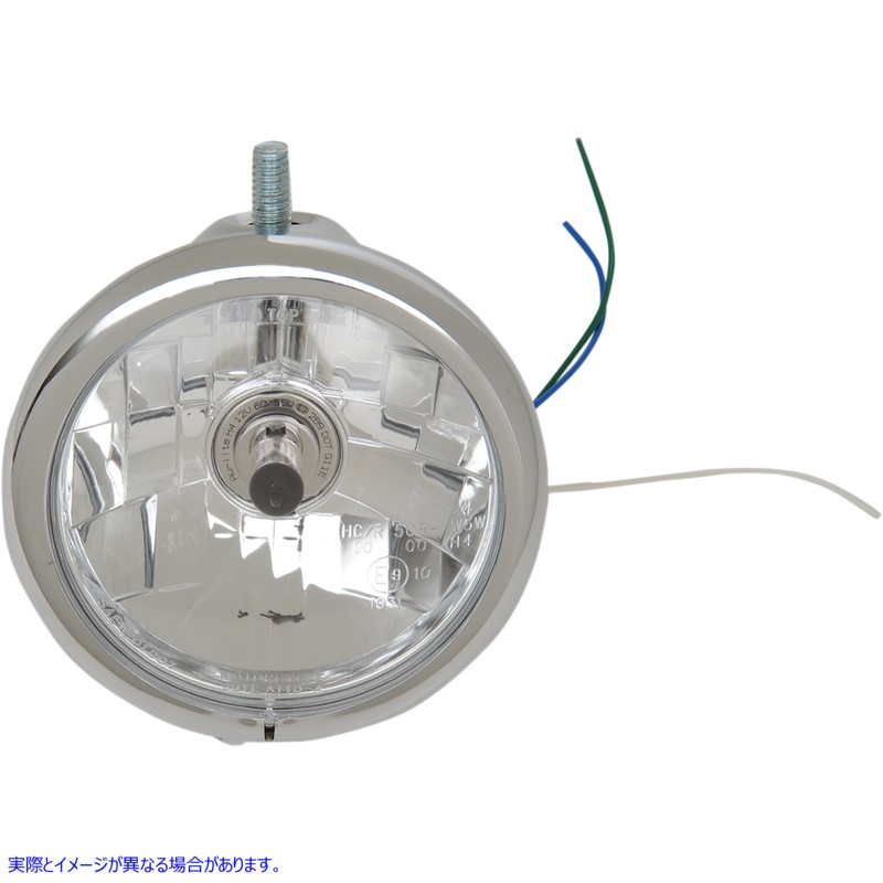 取寄せ 5-3/4ヘッドライト ドラッグスペシャリティーズ Top Mount Headlight - 5-3/4 - Chrome 2001-0806 20010806