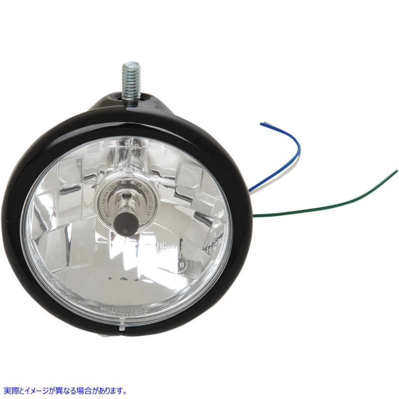 取寄せ 5-3/4ヘッドライト ドラッグスペシャリティーズ Top Mount Headlight - 5-3/4 - Black 2001-0807 20010807