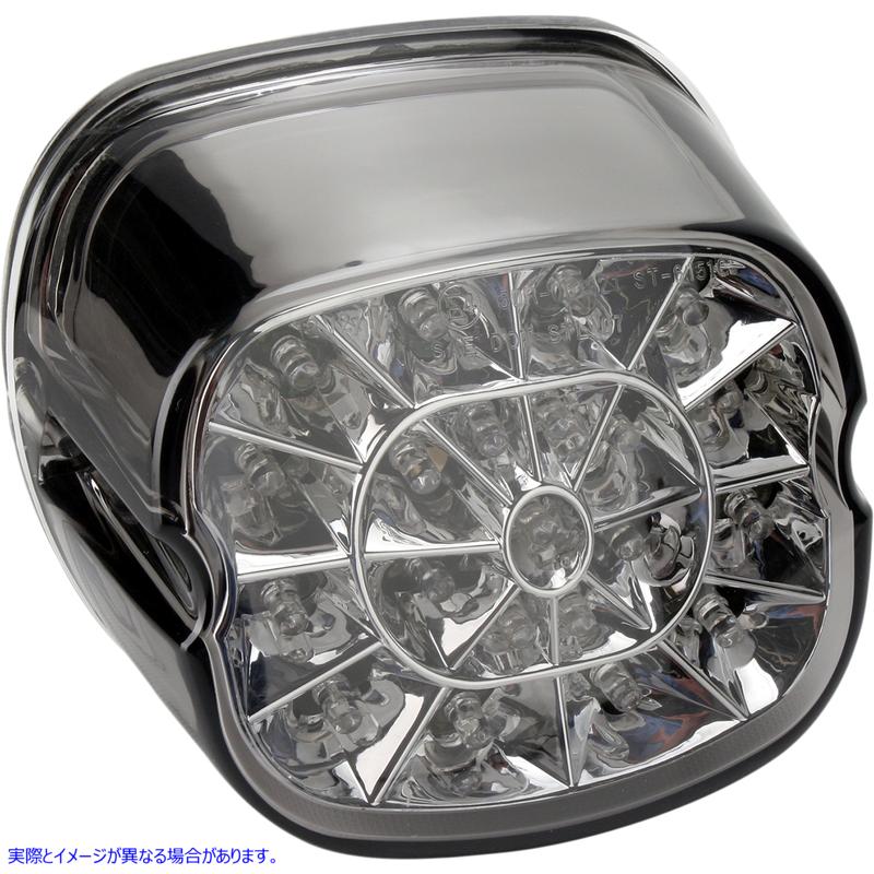 取寄せ Web LED Taillights ドラッグスペシャリティーズ Taillight - Smoke - Bottom Tag 2010-0745 20100745
