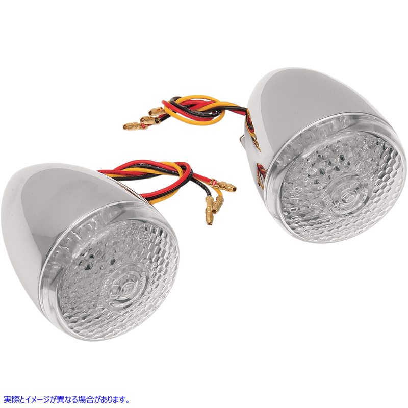 取寄せ Deuce -Style Dot準拠LEDターン信号キット - ターン信号 ドラッグスペシャリティーズ Turn Signal Kit - Clear/Amber 2020-0276 20200276