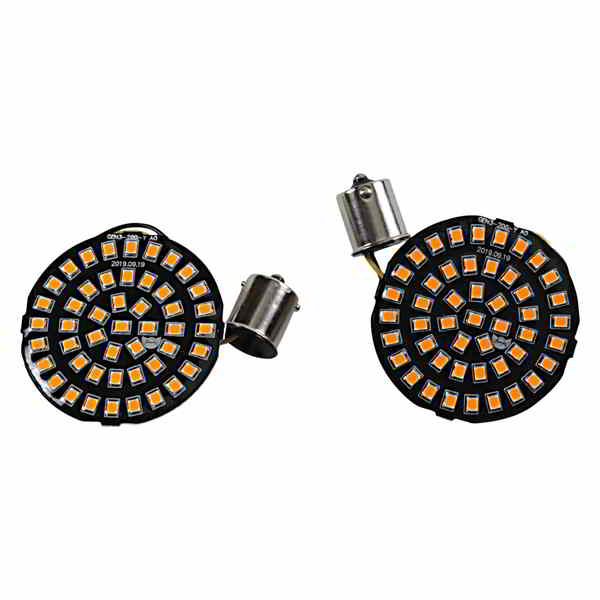取寄せ LEDターン信号インサート ドラッグスペシャリティーズ Bullet-Style Turn Signal Insert - Amber 2020-1809 20201809
