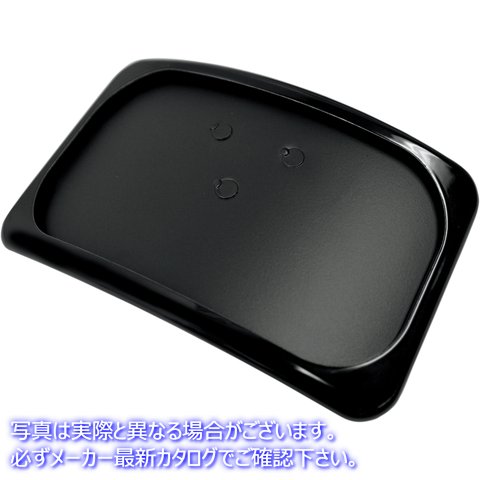 取寄せ 小さな半径3ボルトスタイルのナンバープレートマウントアセンブリ ドラッグスペシャリティーズ License Plate Mount - 3 Hole - Gloss Black 2030-0628 20300628