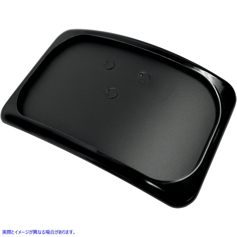 取寄せ 大きな半径3ボルトスタイルのナンバープレートマウントアセンブリ ドラッグスペシャリティーズ License Plate Mount - Large Radius 2030-0629 20300629