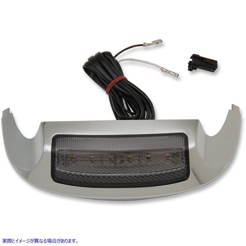 取寄せ フロントフェンダーチップLEDライト ドラッグスペシャリティーズ Front Fender Tip Light - '14-'22 FLT - Smoke 2040-1963 20401963