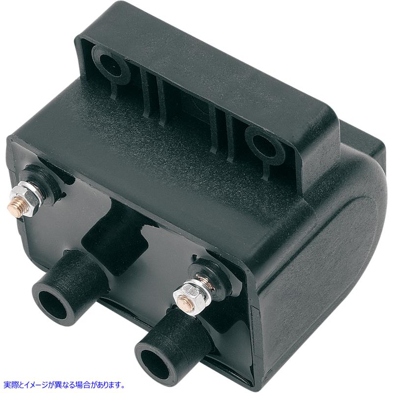 取寄せ シングルファイアとデュアルファイアイグニッションコイル ドラッグスペシャリティーズ Dual-Fire Ignition Coil - Harley Davidson - Black 2102-0213 21020213