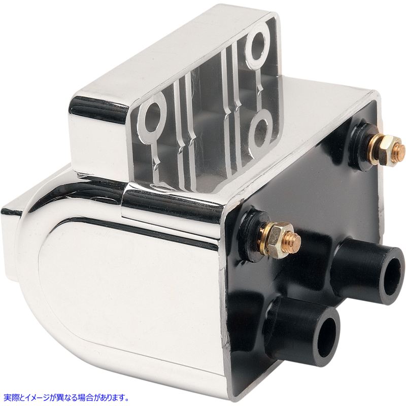 取寄せ シングルファイアとデュアルファイアイグニッションコイル ドラッグスペシャリティーズ Dual-Fire Ignition Coil - Harley Davidson - Chrome 2102-0219 21020219