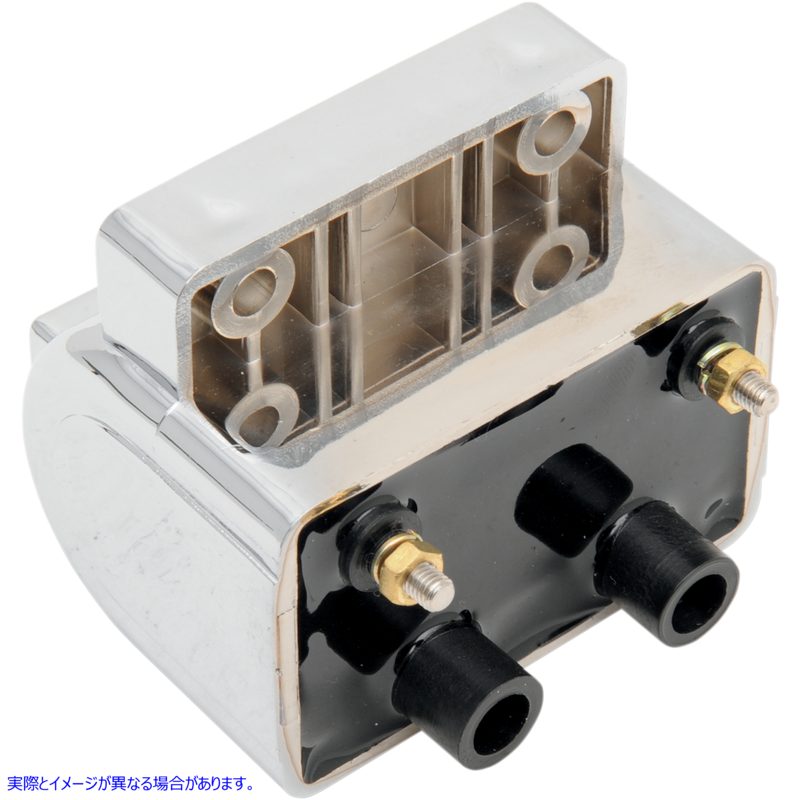 取寄せ シングルファイアとデュアルファイアイグニッションコイル ドラッグスペシャリティーズ Dual-Fire Ignition Coil - Harley Davidson - Chrome 2102-0220 21020220