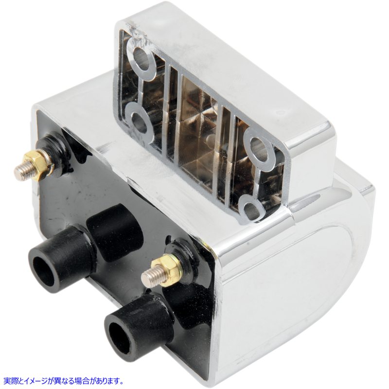 取寄せ シングルファイアとデュアルファイアイグニッションコイル ドラッグスペシャリティーズ Dual-Fire Ignition Coil - Harley Davidson - Chrome 2102-0221 21020221