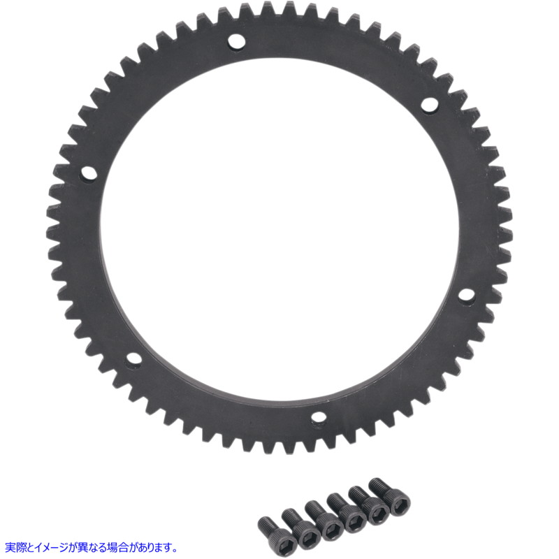 取寄せ OEM再配置スターターリングギア ドラッグスペシャリティーズ Starter Ring Gear 66 Tooth - Harley Davidson 2110-0205 21100205