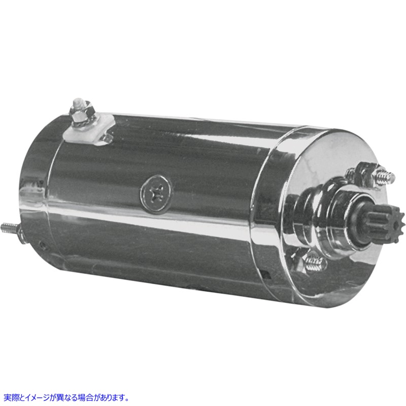 取寄せ 高トルクスターターモーター ドラッグスペシャリティーズ High Torque - Starter - Chrome 2110-0224 21100224