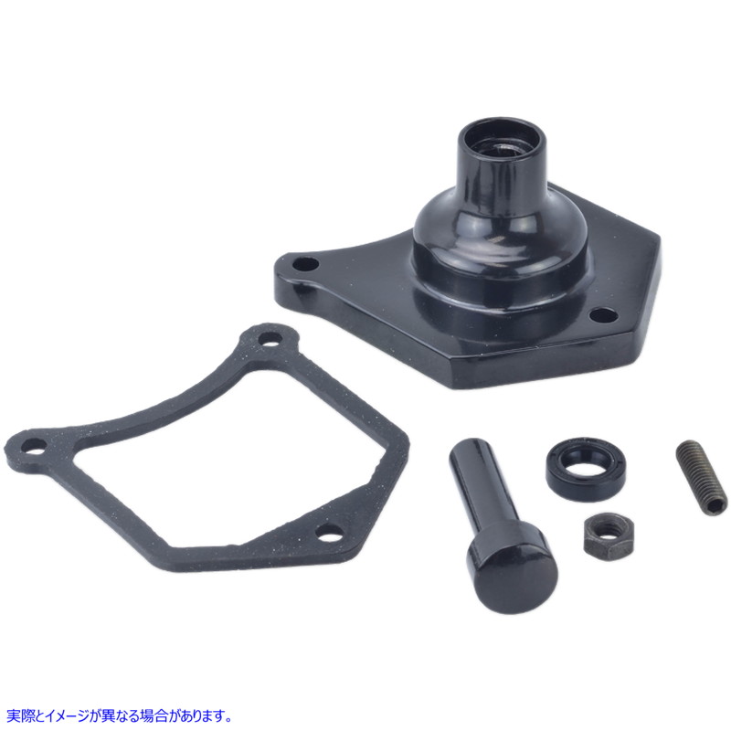 取寄せ ソレノイドエンドカバー/スターターボタン ドラッグスペシャリティーズ Solenoid End Cover - Starter Button - Gloss Black 2110-0992 21100992