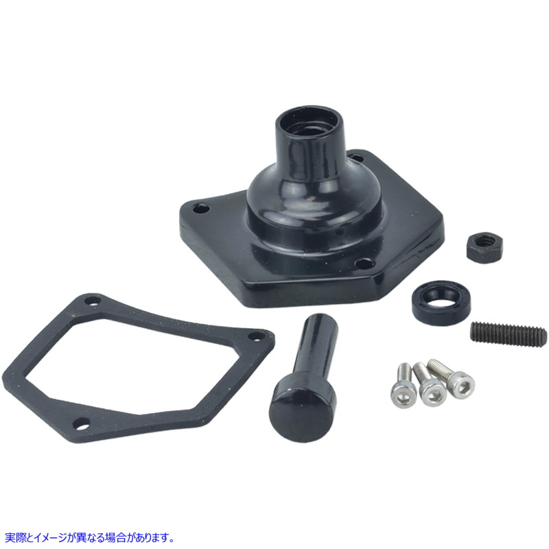 取寄せ ソレノイドエンドカバー/スターターボタン ドラッグスペシャリティーズ Solenoid End Cover - Starter Button - Gloss Black 2110-0994 21100994