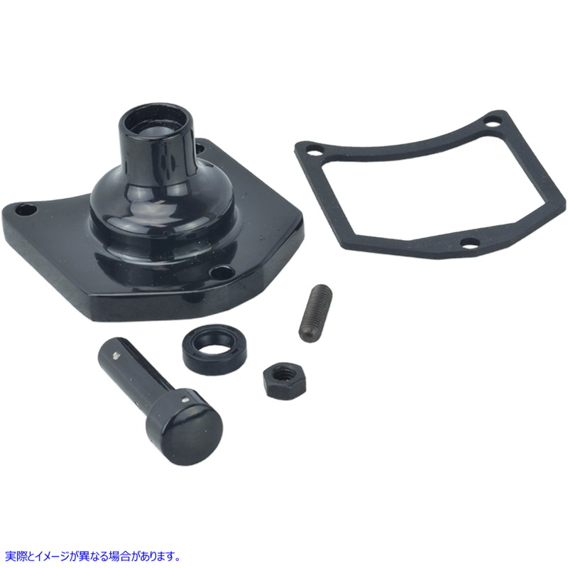 取寄せ ソレノイドエンドカバー/スターターボタン ドラッグスペシャリティーズ Solenoid End Cover - Starter Button - Gloss Black 2110-0996 21100996
