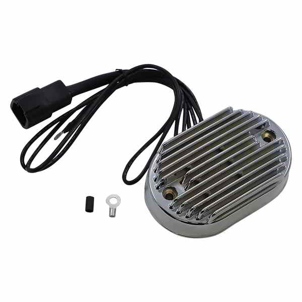 取寄せ プレミアム電圧レギュレータ ドラッグスペシャリティーズ Regulator - FX/FLST '01-'06 - Chrome 2112-1025 21121025