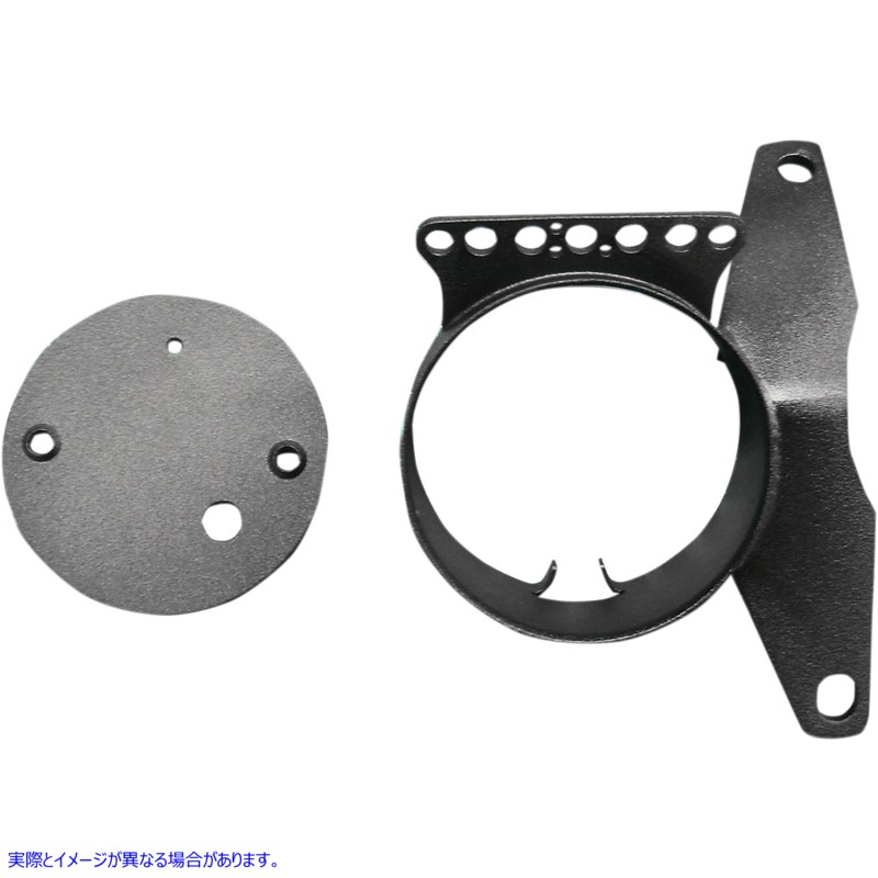 取寄せ スピードメーターの再配置ブラケット ドラッグスペシャリティーズ Speedometer Relocation Bracket - Black 2210-0359 22100359