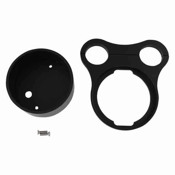 取寄せ ティーバーゲージマウント ドラッグスペシャリティーズ 1.5 T-Bar Gauge Mount - Gloss Black - For OEM Gauge 2210-0562 22100562