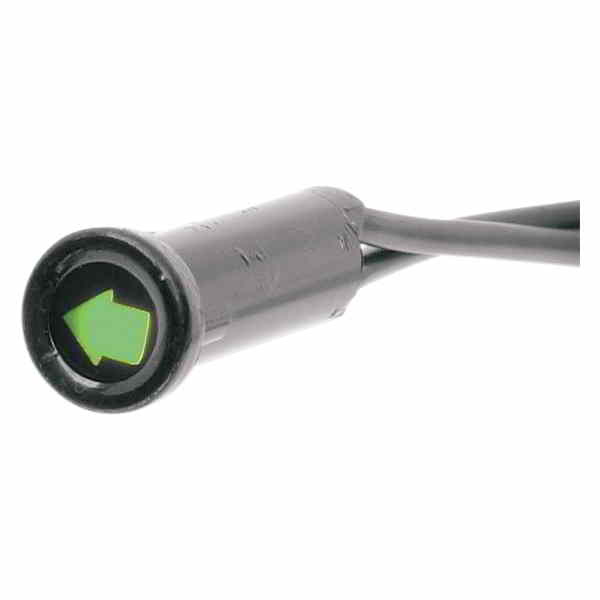 取寄せ スナップインインジケータライト ドラッグスペシャリティーズ Snap-In Indicator Light - Turn - Black Bezel 2212-0106 22120106