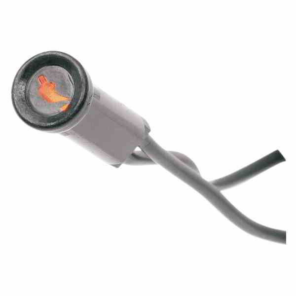 取寄せ スナップインインジケータライト ドラッグスペシャリティーズ Snap-In Indicator Light - Oil Indicator - Black Bezel 2212-0107 22120107