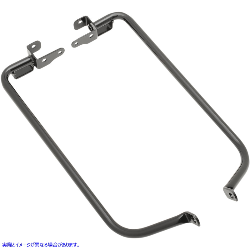 取寄せ サドルバッグはブラケットをサポートします ドラッグスペシャリティーズ Saddlebag Support Brackets - Black - FL '14-'23 3501-1042 35011042