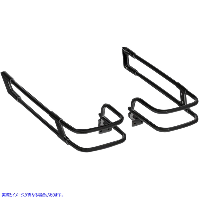 取寄せ サドルバッグガードレール ドラッグスペシャリティーズ Saddlebag Guard Rails - Black - FL '14-'24 3501-1246 35011246