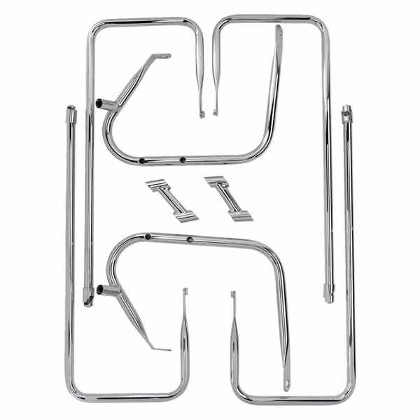 取寄せ サドルバッグガード/サイドレールキット ドラッグスペシャリティーズ Saddlebag Rail - Chrome - FL '09-'13 3501-1247 35011247