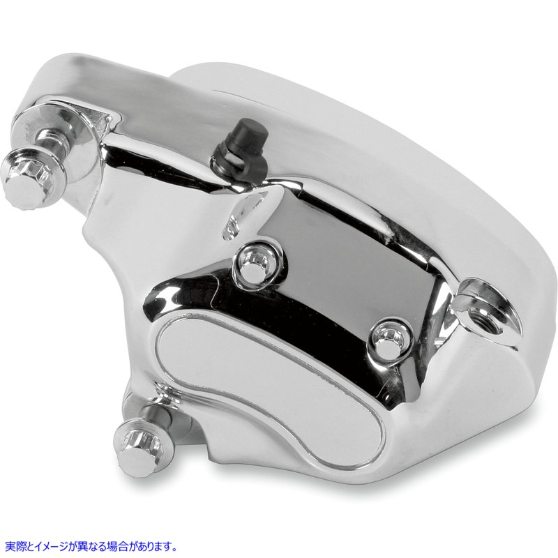 取寄せ クロム4ピストンブレーキキャリパー ドラッグスペシャリティーズ Front Caliper - 4 Piston - 84-99 7805-3045 78053045