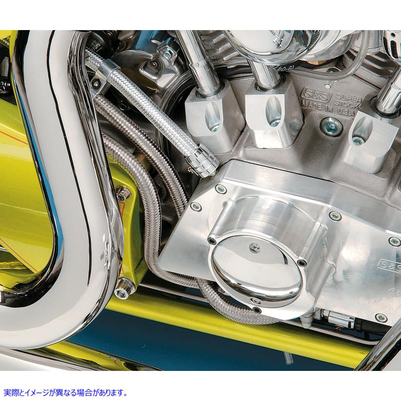 取寄せ ステンレス鋼の編組ホース ドラッグスペシャリティーズ Braided Oil/Fuel Hose - Stainless Steel - 3/8 x 6' DS-096617 DS096617