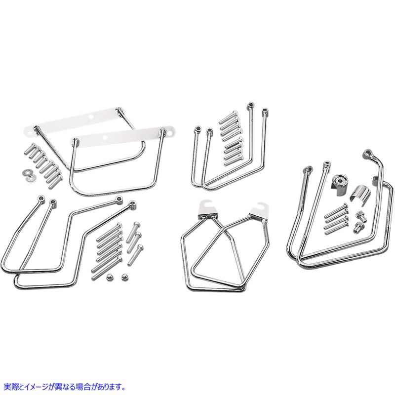取寄せ クロムサドルバッグはブラケットをサポートします ドラッグスペシャリティーズ Saddlebag Support - FX '71-'86 DS-110845 DS110845