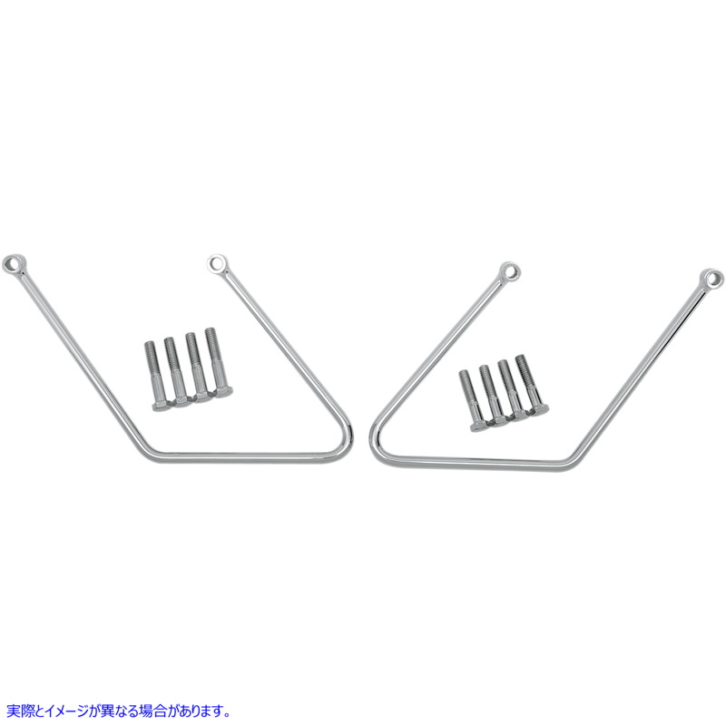取寄せ クロムサドルバッグはブラケットをサポートします ドラッグスペシャリティーズ Saddlebag Support - FX/FL '84-'99 DS-110847 DS110847