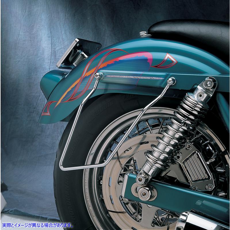 取寄せ クロムサドルバッグはブラケットをサポートします ドラッグスペシャリティーズ Saddlebag Support - FXR '82-'00 DS-110851 DS110851