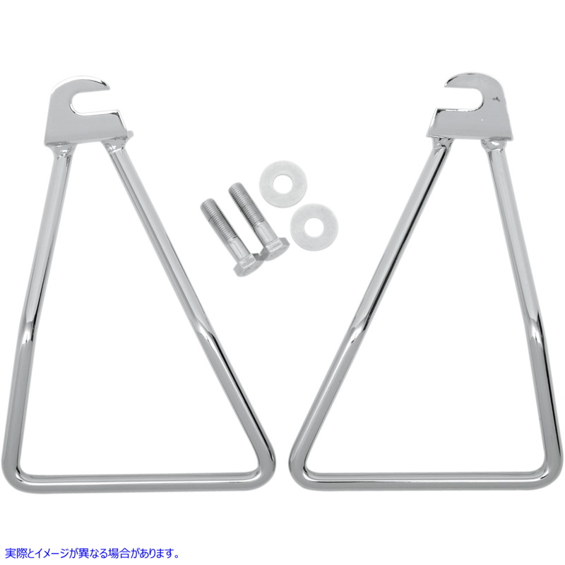 取寄せ クロムサドルバッグはブラケットをサポートします ドラッグスペシャリティーズ Saddlebag Support - FL '58-'86 DS-110854 DS110854