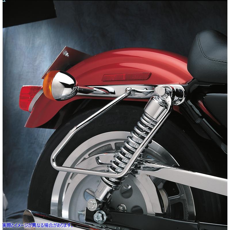 取寄せ クロムサドルバッグはブラケットをサポートします ドラッグスペシャリティーズ Saddlebag Support - XL '94-'03 DS-110857 DS110857