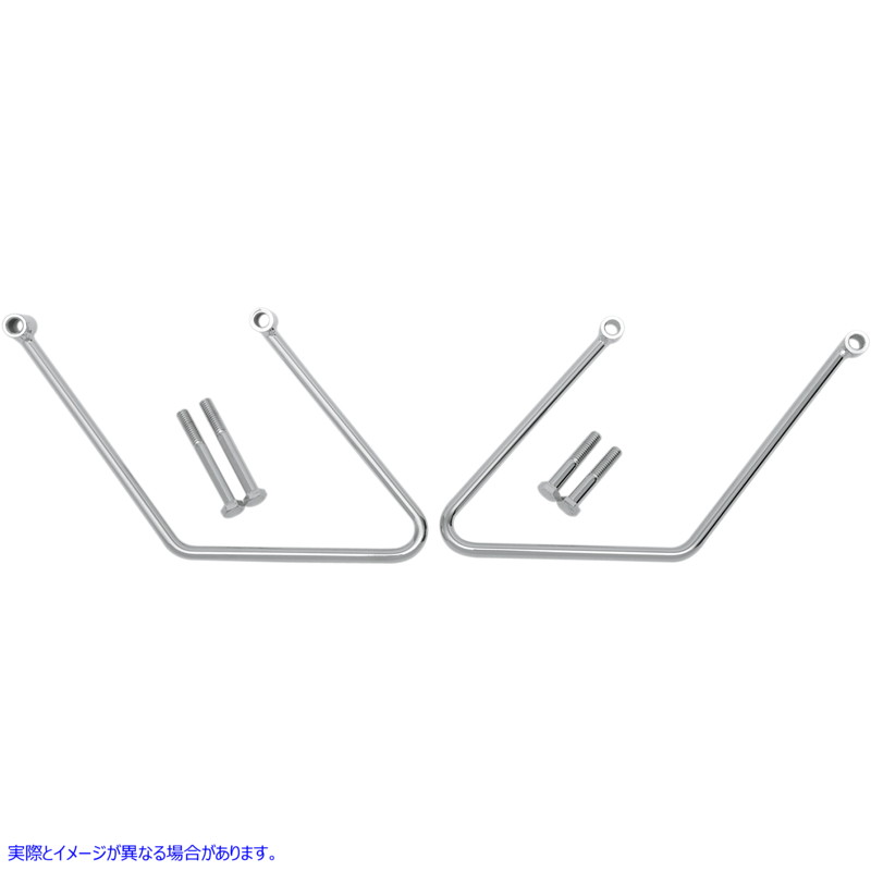 取寄せ クロムサドルバッグはブラケットをサポートします ドラッグスペシャリティーズ Saddlebag Support - FX/FL '00-'17 DS-110858 DS110858