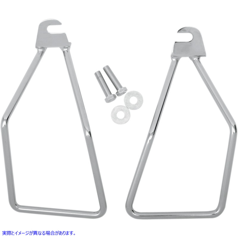 取寄せ クロムサドルバッグはブラケットをサポートします ドラッグスペシャリティーズ Saddlebag Support - FX/FL '00-'17 DS-110859 DS110859