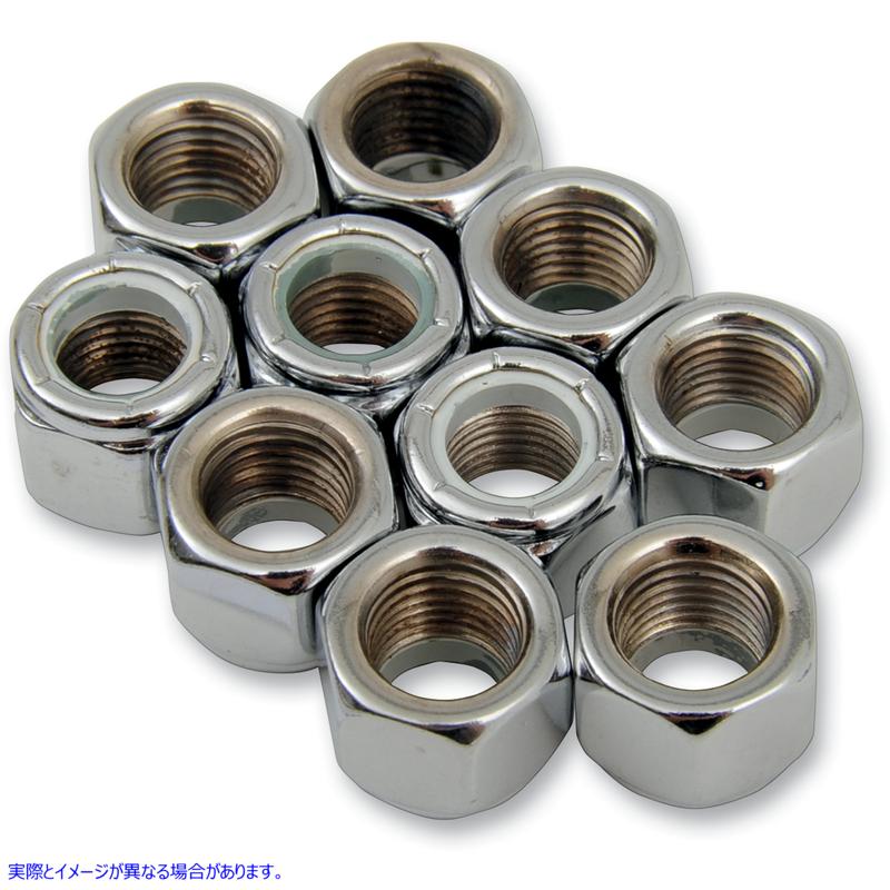 取寄せ 交換用インサートナット ドラッグスペシャリティーズ Nuts - Nylon - Chrome - 3/8-24 DS-190529 DS190529
