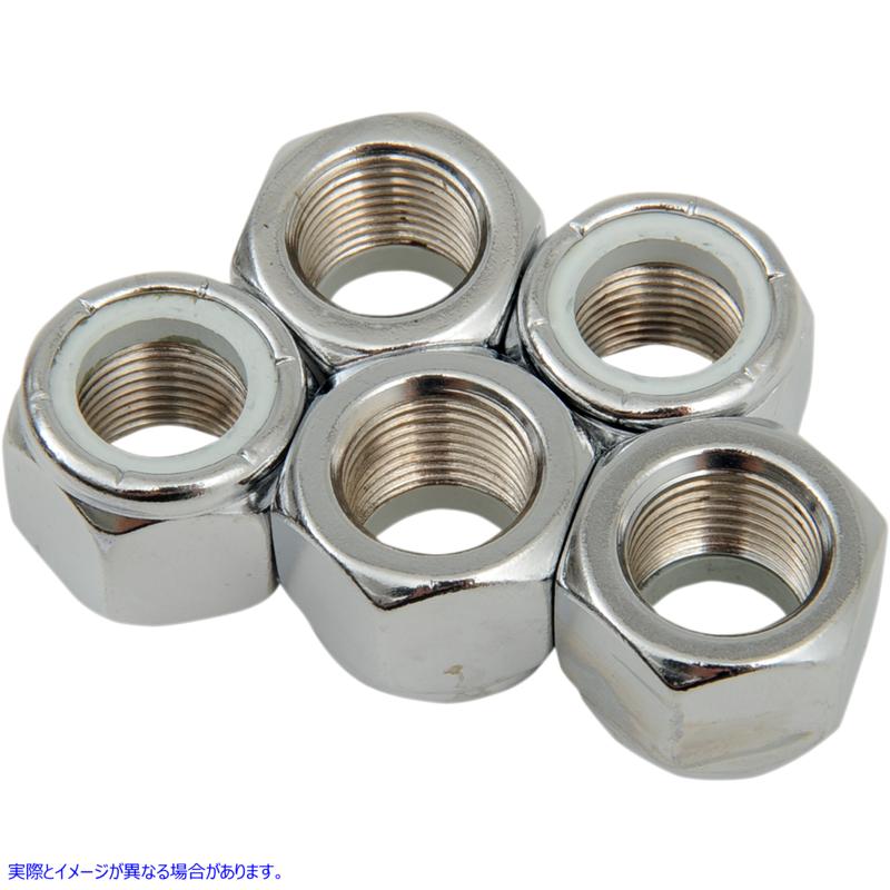 取寄せ 交換用インサートナット ドラッグスペシャリティーズ Nuts - Nylon - Chrome - 5/8-18 DS-190532 DS190532