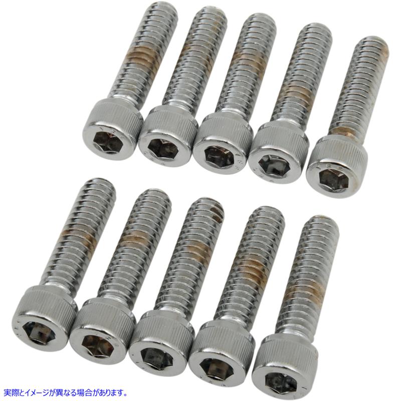 取寄せ ソケットヘッドボルト ドラッグスペシャリティーズ Bolts - Socket-Head - Knurled - 1/4-20 x 1 DS-190537 DS190537