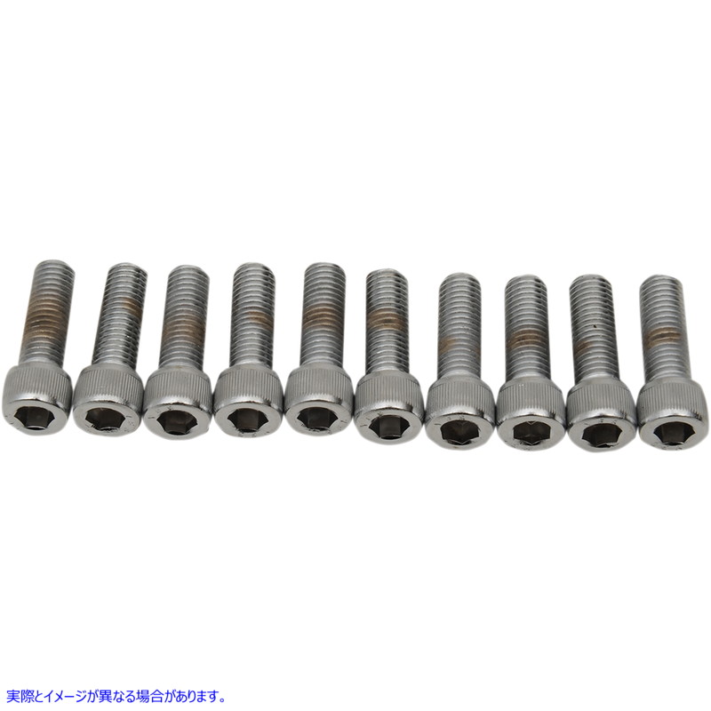 取寄せ ファインスレッドボルト ドラッグスペシャリティーズ Bolts - Socket-Head/Replacement - Knurled/Fine Thread - 1/4-28 x 5/8 - 10 Pack DS-190559 DS190559