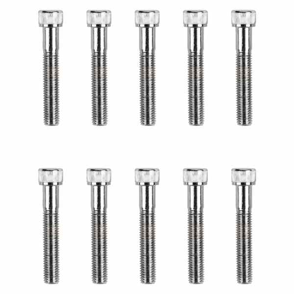 取寄せ ファインスレッドボルト ドラッグスペシャリティーズ Bolts - Socket-Head/Replacement - Knurled/Fine Thread - 1/4-28 x 1-1/2 - 10 Pack DS-190564 DS190564
