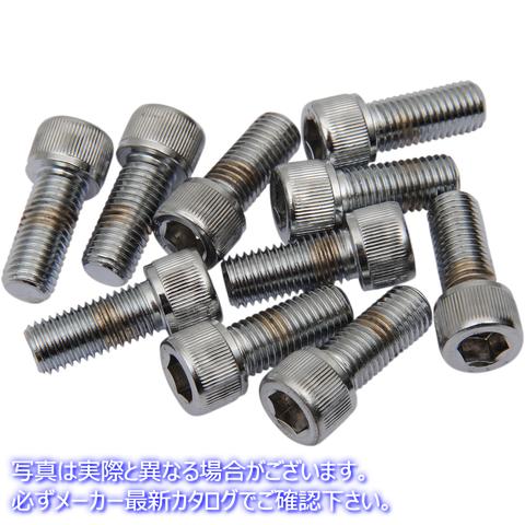 取寄せ ファインスレッドボルト ドラッグスペシャリティーズ Bolts - Socket-Head/Replacement - Knurled/Fine Thread - 5/16-24 x 5/8 - 10 Pack DS-190568 DS190568