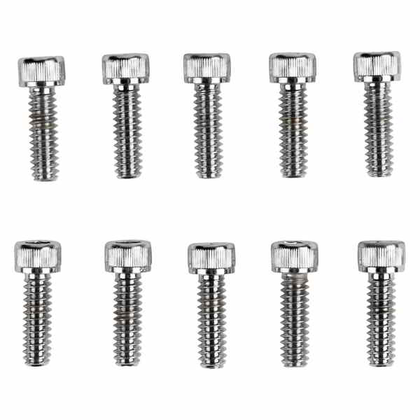 取寄せ ＃8＆＃10細かく粗いボルトの品揃え ドラッグスペシャリティーズ Bolts - Socket-Head - Replacement - Knurled/Coarse Thread - #10-24 x 5/8 - 10 Pack DS-190588 DS190588