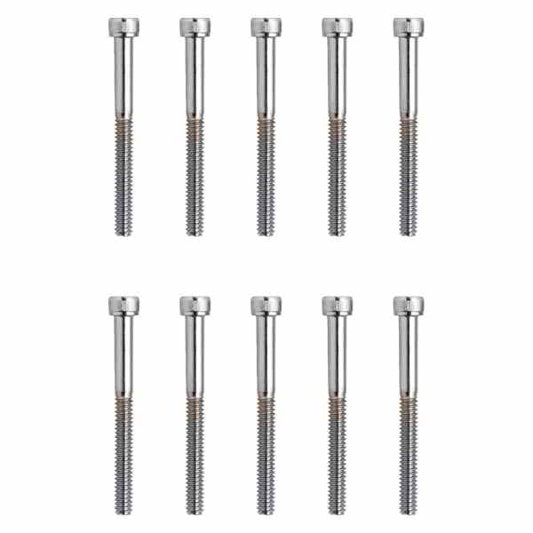 取寄せ ＃8＆＃10細かく粗いボルトの品揃え ドラッグスペシャリティーズ Bolts - Socket-Head - Replacement - Knurled/Coarse Thread - #10-24 x 2 - 10 Pack DS-190594 DS190594