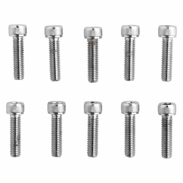 取寄せ ＃8＆＃10細かく粗いボルトの品揃え ドラッグスペシャリティーズ Bolts - Socket-Head - Replacement - Knurled/Fine Thread - #10-32 x 3/4 - 10 Pack DS-190597 DS190597