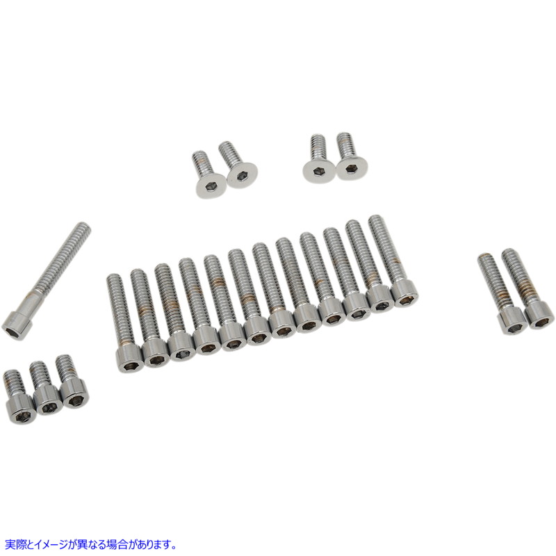 取寄せ カバーボルトセット ドラッグスペシャリティーズ Cover Bolts - Socket - Camshaft/Primary - Smooth DS-190755S DS190755S