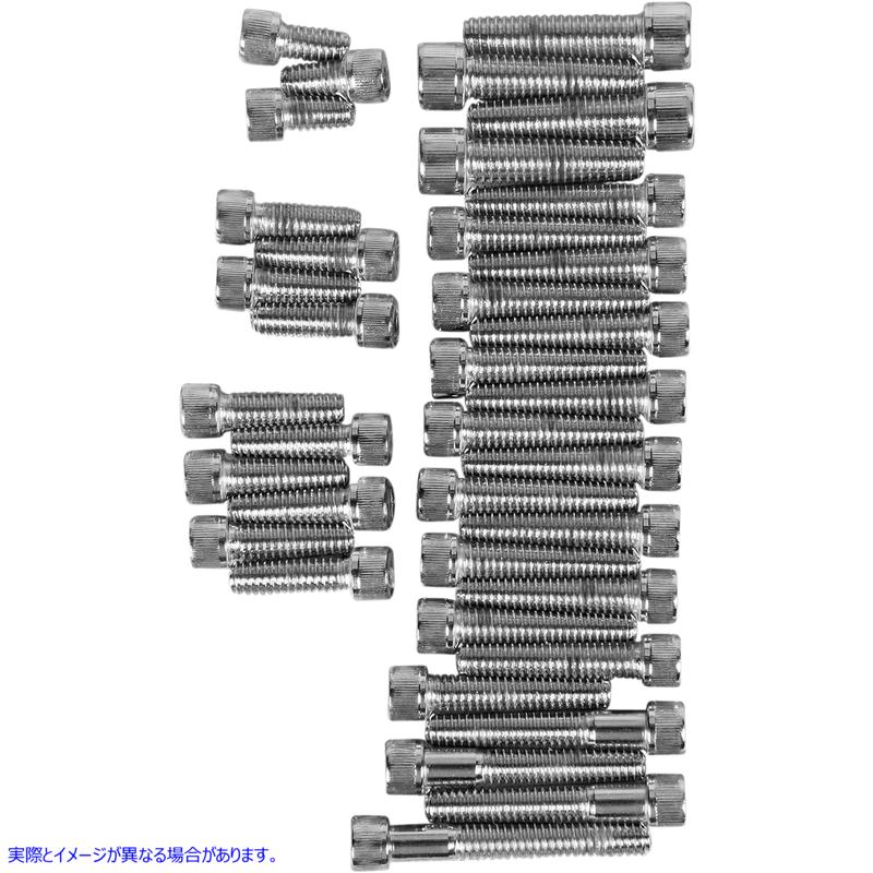 取寄せ ボルトセット ドラッグスペシャリティーズ Bolt Kit - Side Cover - Socket-Head DS-190758 DS190758