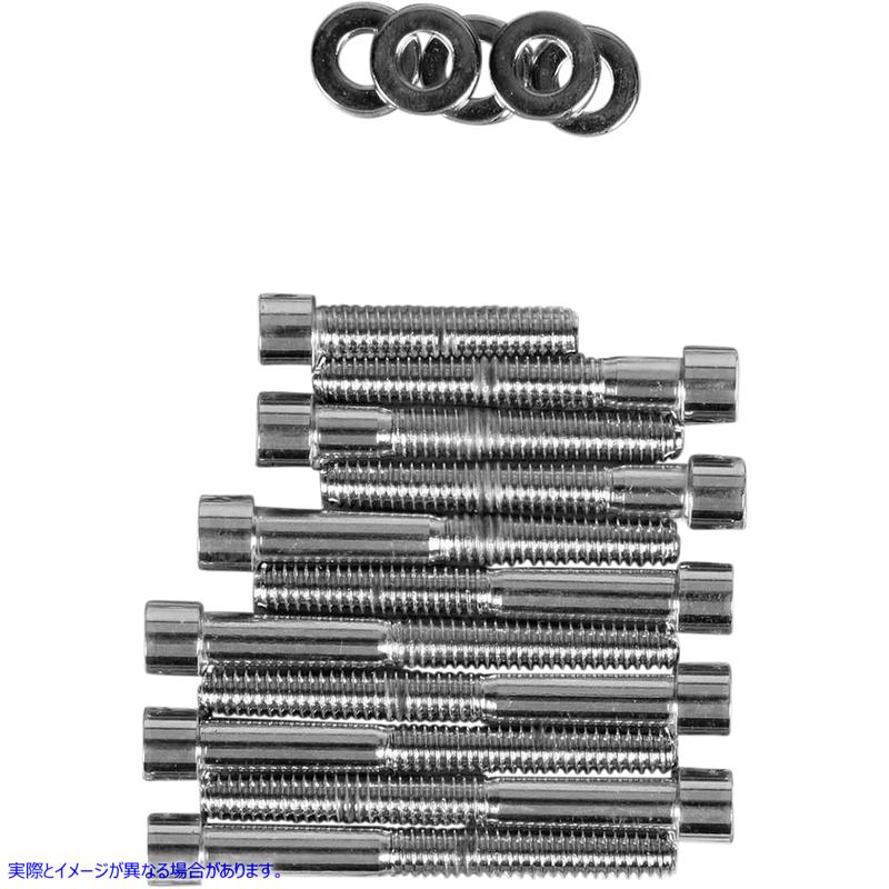 取寄せ ボルトセット ドラッグスペシャリティーズ Bolt Set - Camshaft Cover - Polished - XL DS-190768S DS190768S