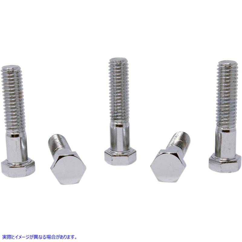 取寄せ 交換用ヘックスヘッドボルト ドラッグスペシャリティーズ Bolts - Hex-Head - Chrome - 7/16-14 x 2 DS192339 DS192339