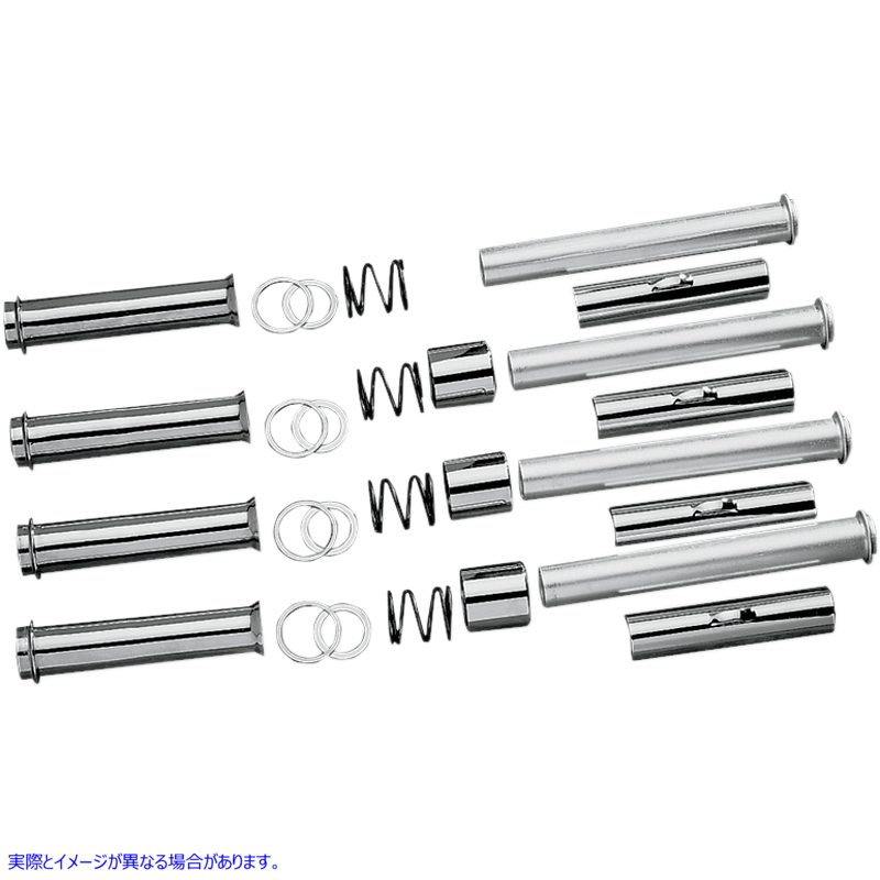 取寄せ プッシュロッドチューブキット ドラッグスペシャリティーズ Pushrod Tube Kit - Big Twin DS-193764 DS193764