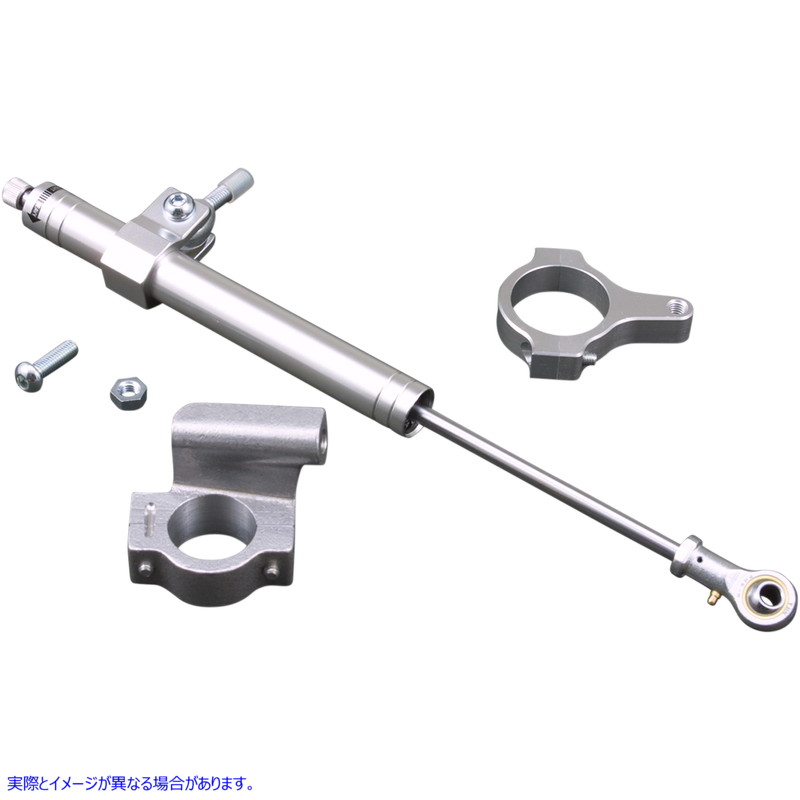 取寄せ ステアリングダンパーキット ドラッグスペシャリティーズ Steering Damper - Chrome - '00-'17 FXST DS221906 DS221906